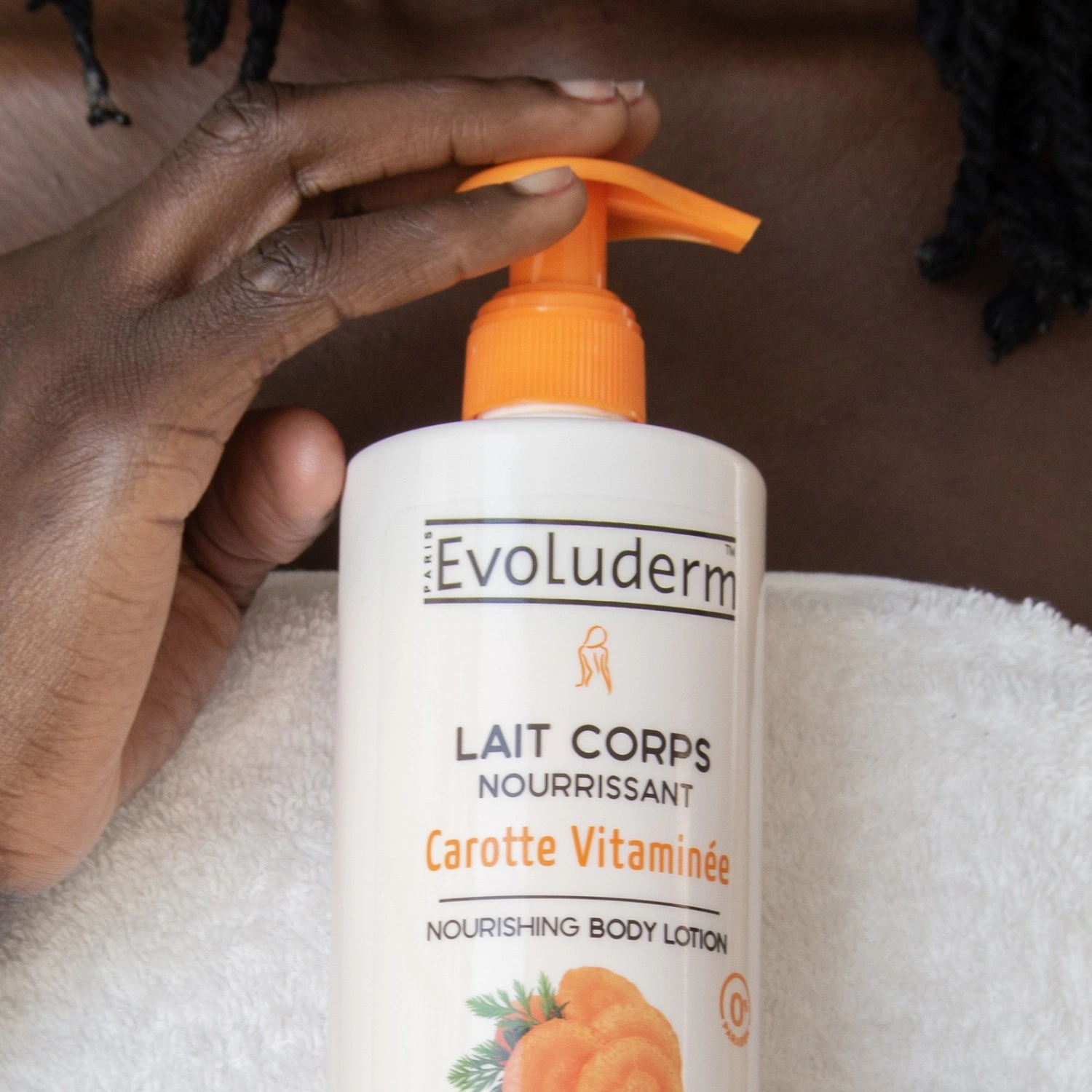 Evoluderm Lait Corps Nourrissant Carotte