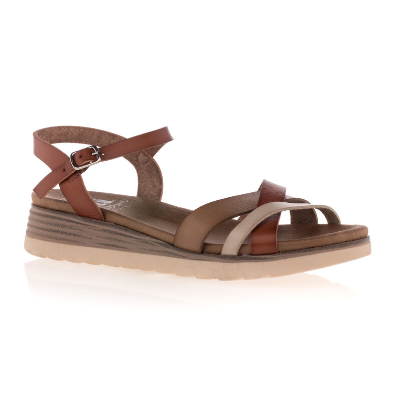 Bruine damessandalen / open teenschoenen