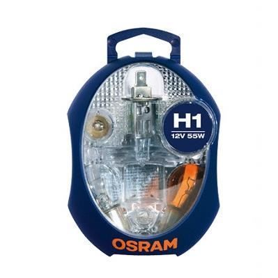 Kit de emergência para carro Osram H1 12 Volts com 6 lâmpadas Ref 875217