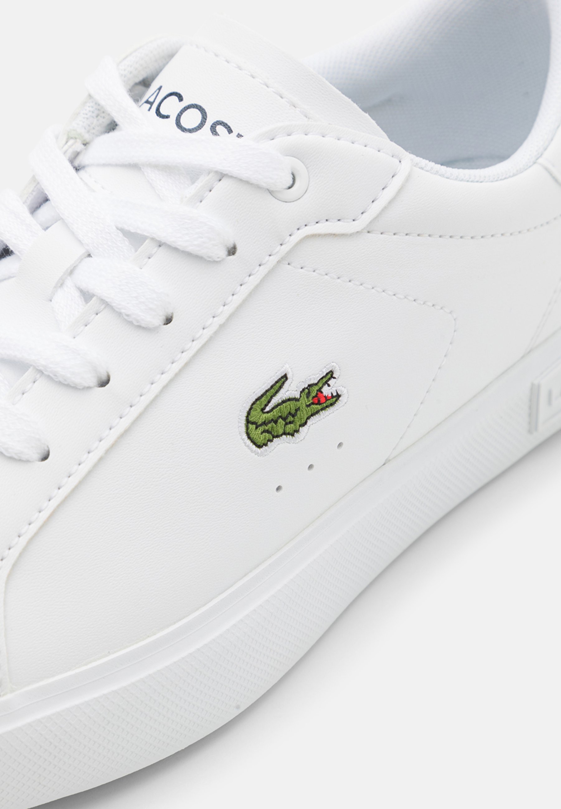 Lacoste POWERCOURT JUNIOR TRAINERS - Sneakers - wit