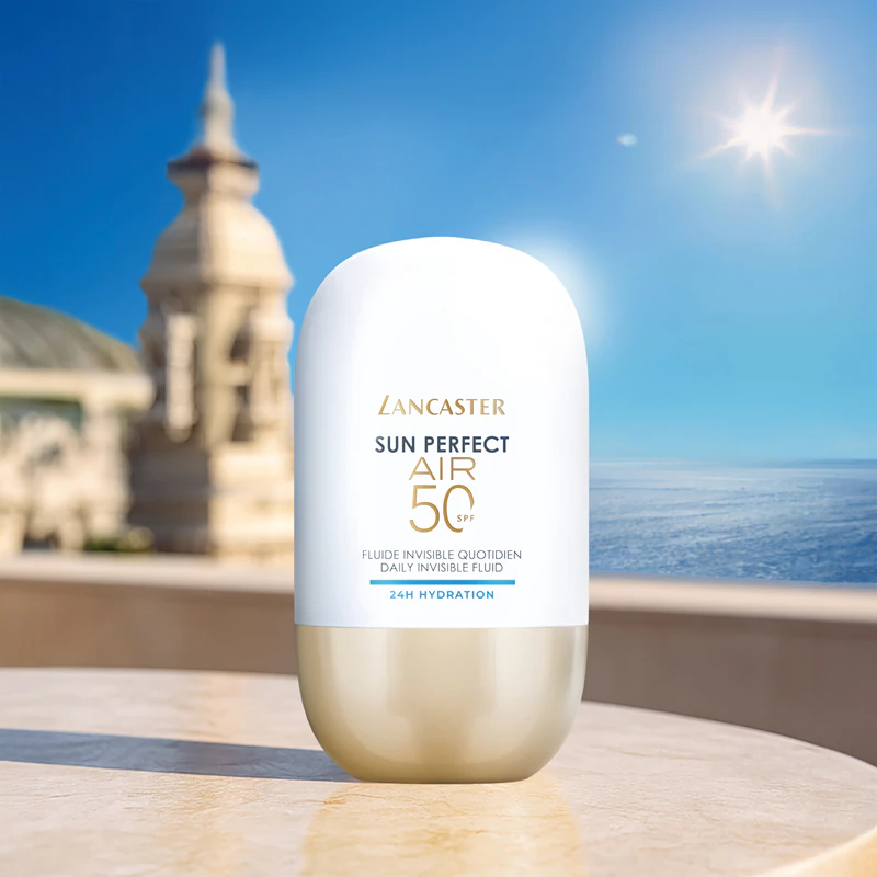 Lancaster Sun Perfect Air 50 Fluido Protetor Hidratante Ultraleve 24H para Pele Seca e Muito Seca