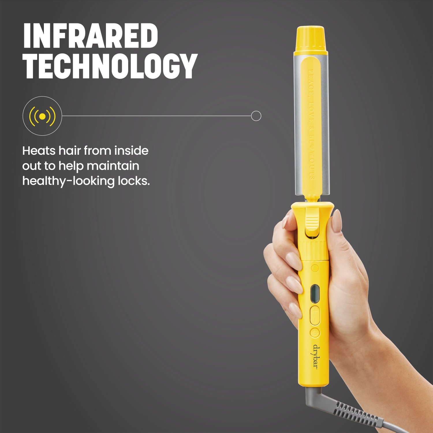 Drybar-kiharrin “The 3-Day Bender Digital Curling Iron” 2,5 cm – 1 kpl