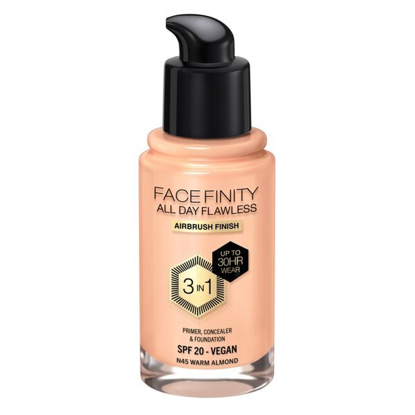 Max Factor Facefinity All Day Flawless N45 Topli bademov tekući puder<br>30ml