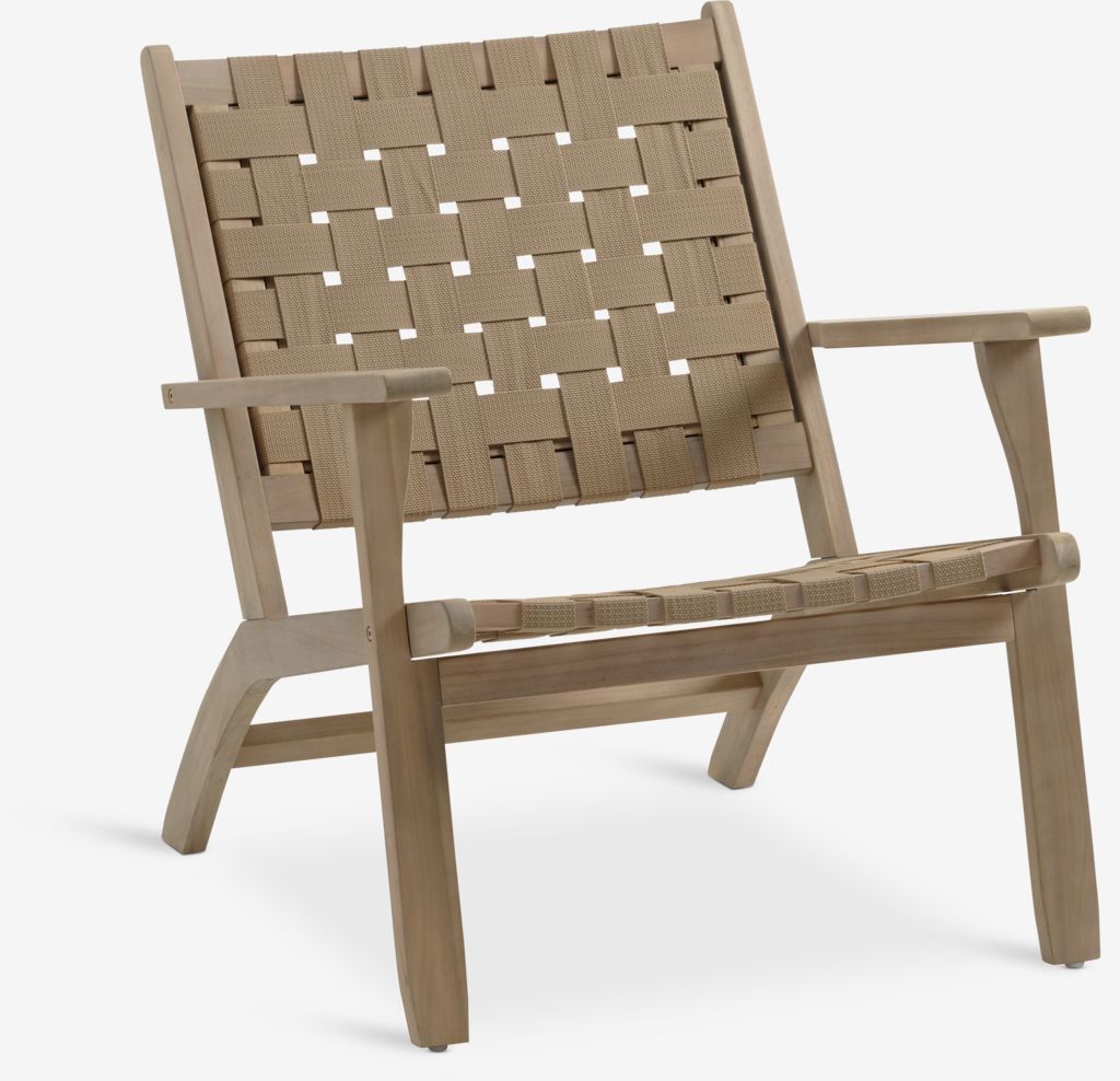 SKARA fotelja od tvrdog drveta
