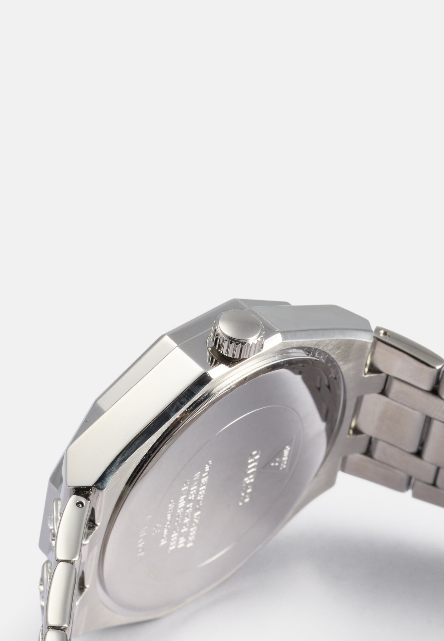Guess KRYPTONITE UNISEX - Chronograafhorloge - zilverkleurig
