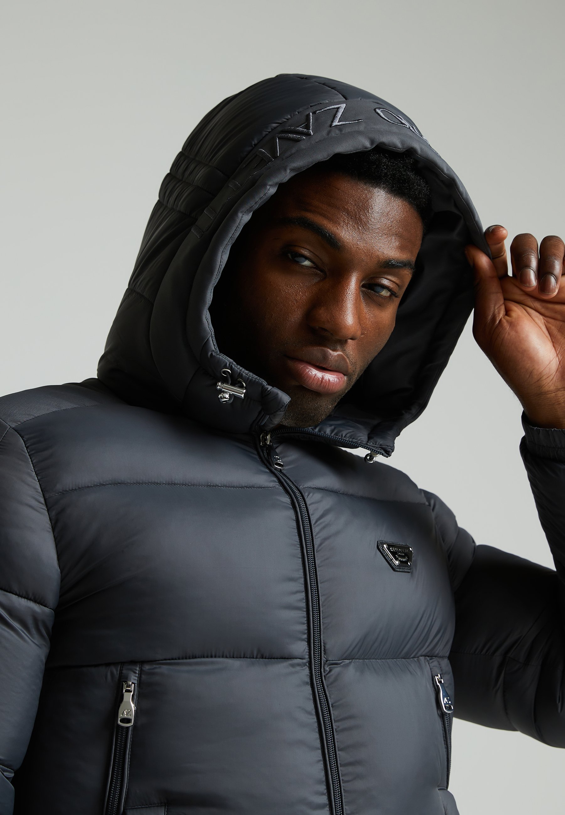 Alessandro Zavetti NEVORI PUFFERJACKET - Winterjas - asfalt