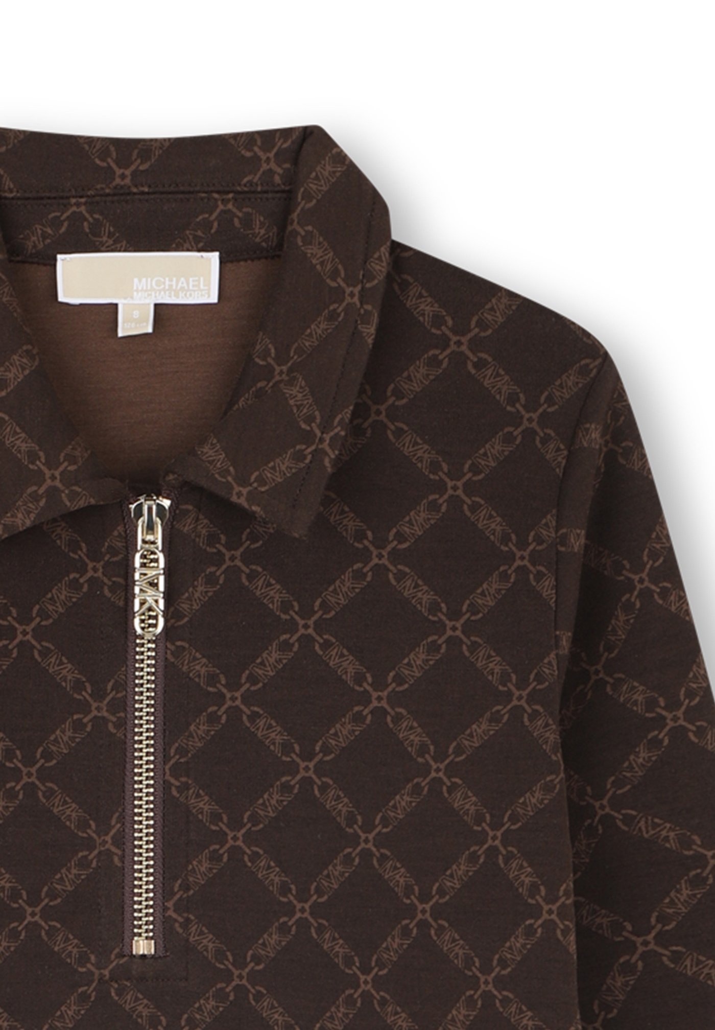 Michael Kors Kids Jurk met lange mouwen - Bruin