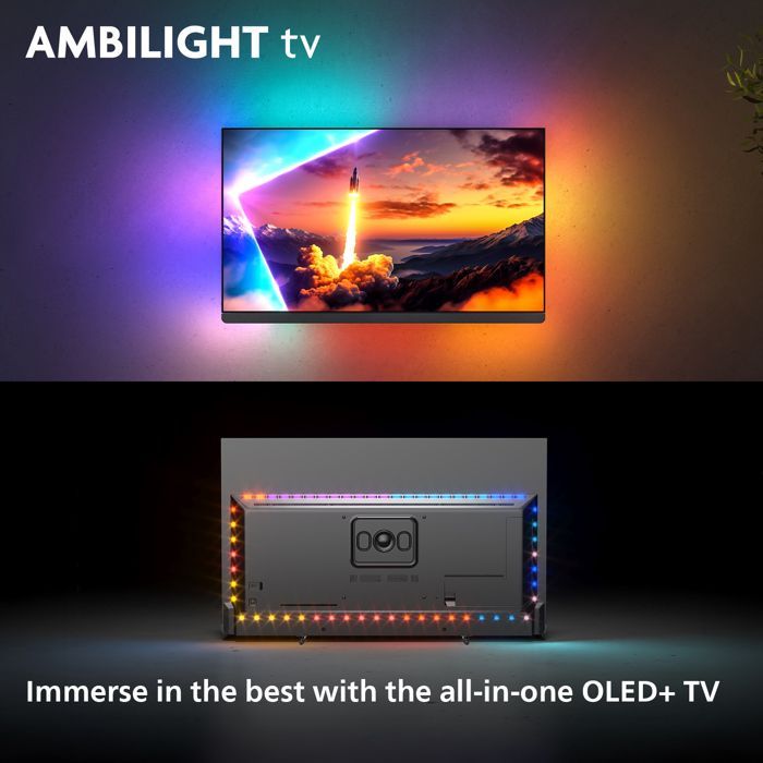 TV OLED - PHILIPS - 55OLED910 - 139 cm - 4K UHD - Smart TV - Ambilight
