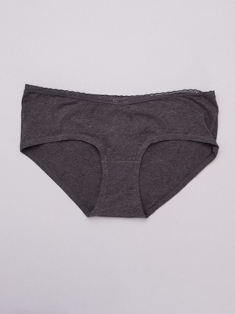 Set van 3 zwangerschapsonderbroeken - zwart