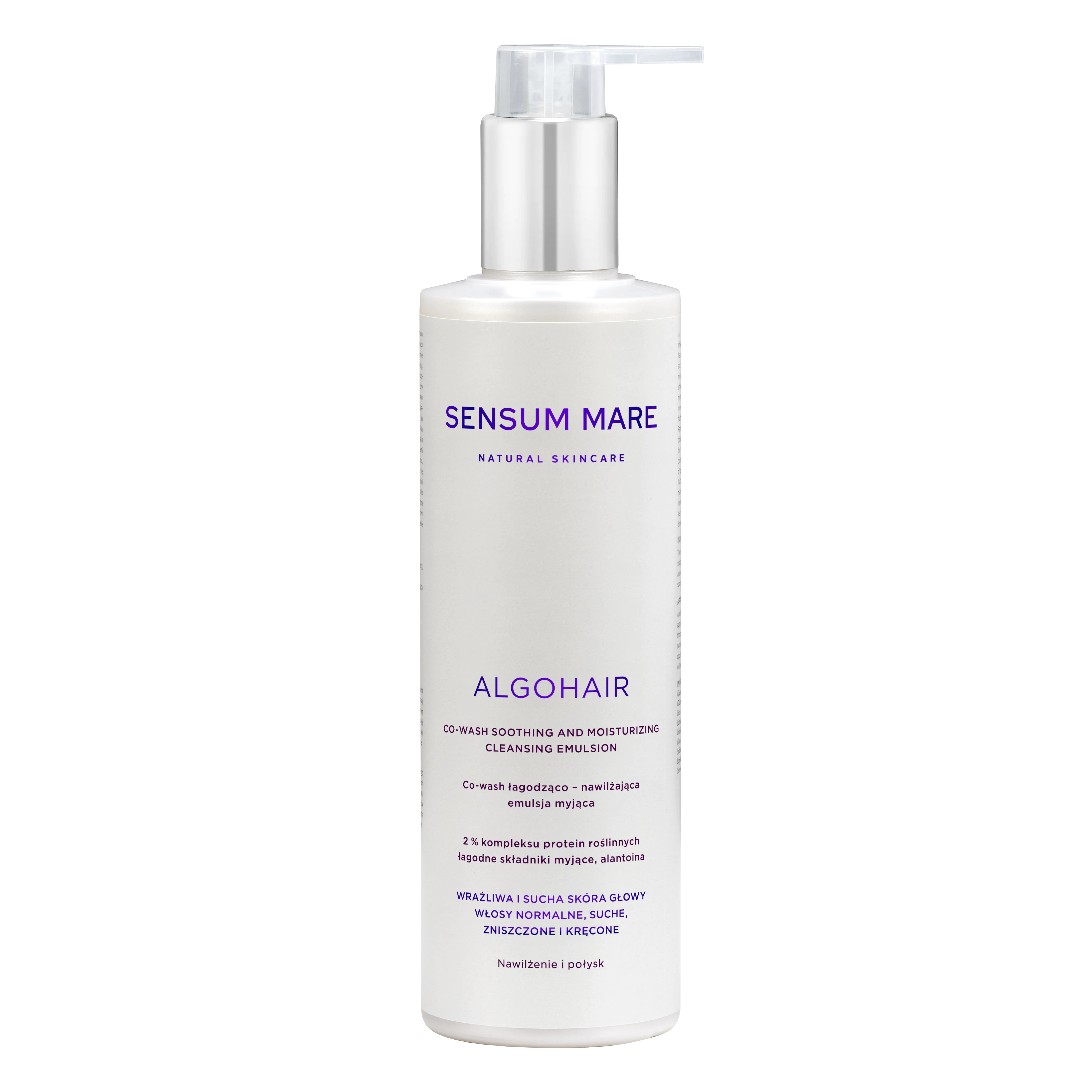 Sensum Mare Algohair Co-wash Łagodząco-nawilżająca emulsja myjąca