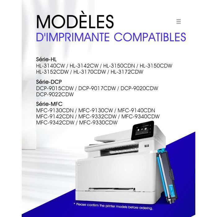 TN241 Cartouches de Toner GPC IMAGE 4 Pack Compatibles pour Brother TN241 TN245 pour DCP-9015CDW DCP-9017CDW DCP-9020CDW Serie