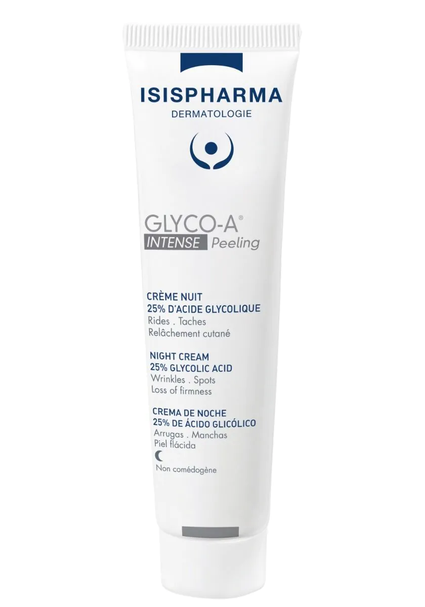 Isispharma Glyco A 25% - Intensywny peeling Krem na noc z 25% kwasem glikolowym 30ml