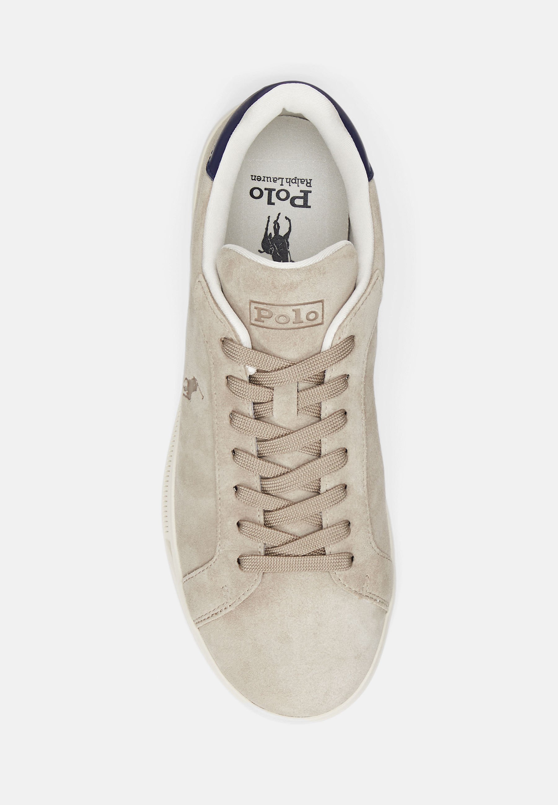 Polo Ralph Lauren HERITAGE COURT II SUEDE SNEAKER UNISEX - Tenisky - black/navy