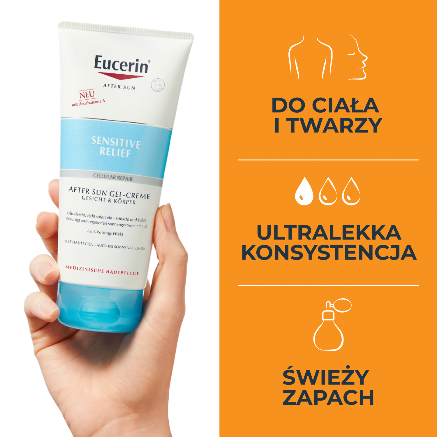 Eucerin po saulės priemonė