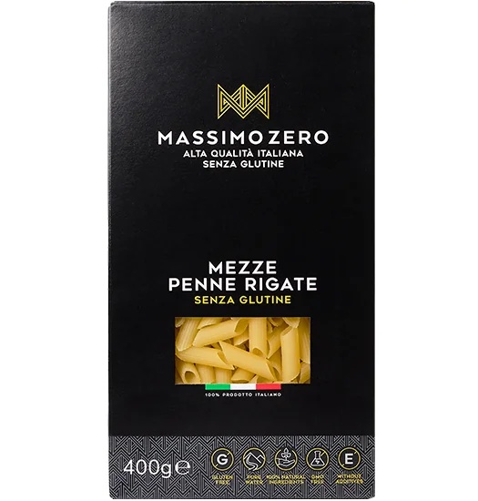 MASSIMO ZERO Massimo Zero Mezze Penne Rigate glutenfreie Nudeln 400 g