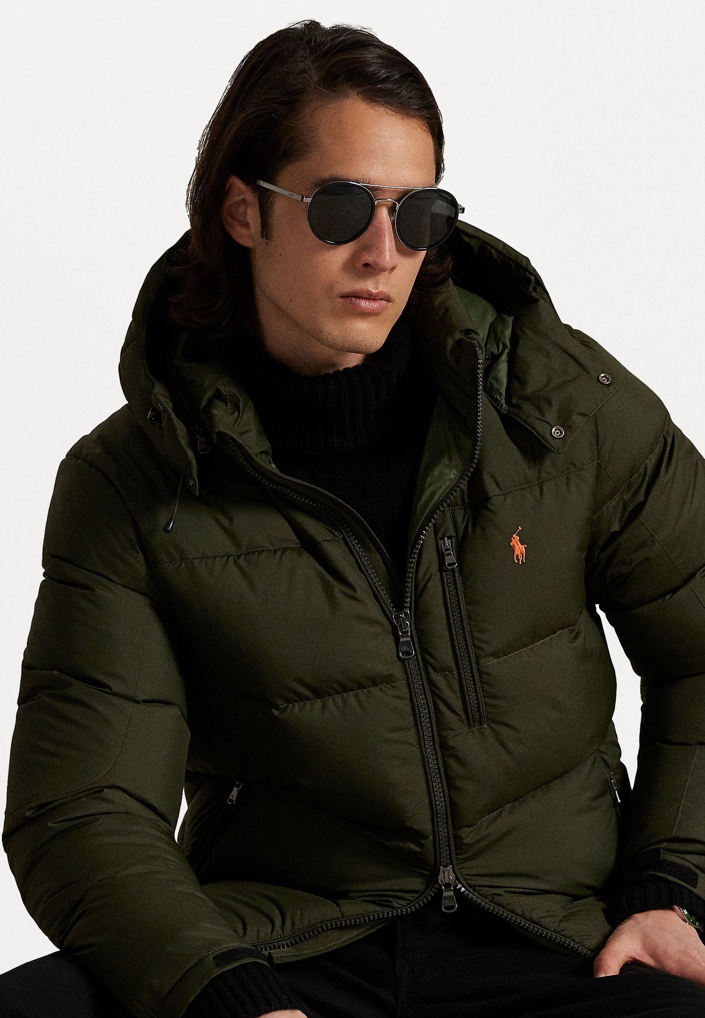 Giacca imbottita Polo Ralph Lauren THE GORHAM - Giacca imbottita - colore verde oliva aziendale