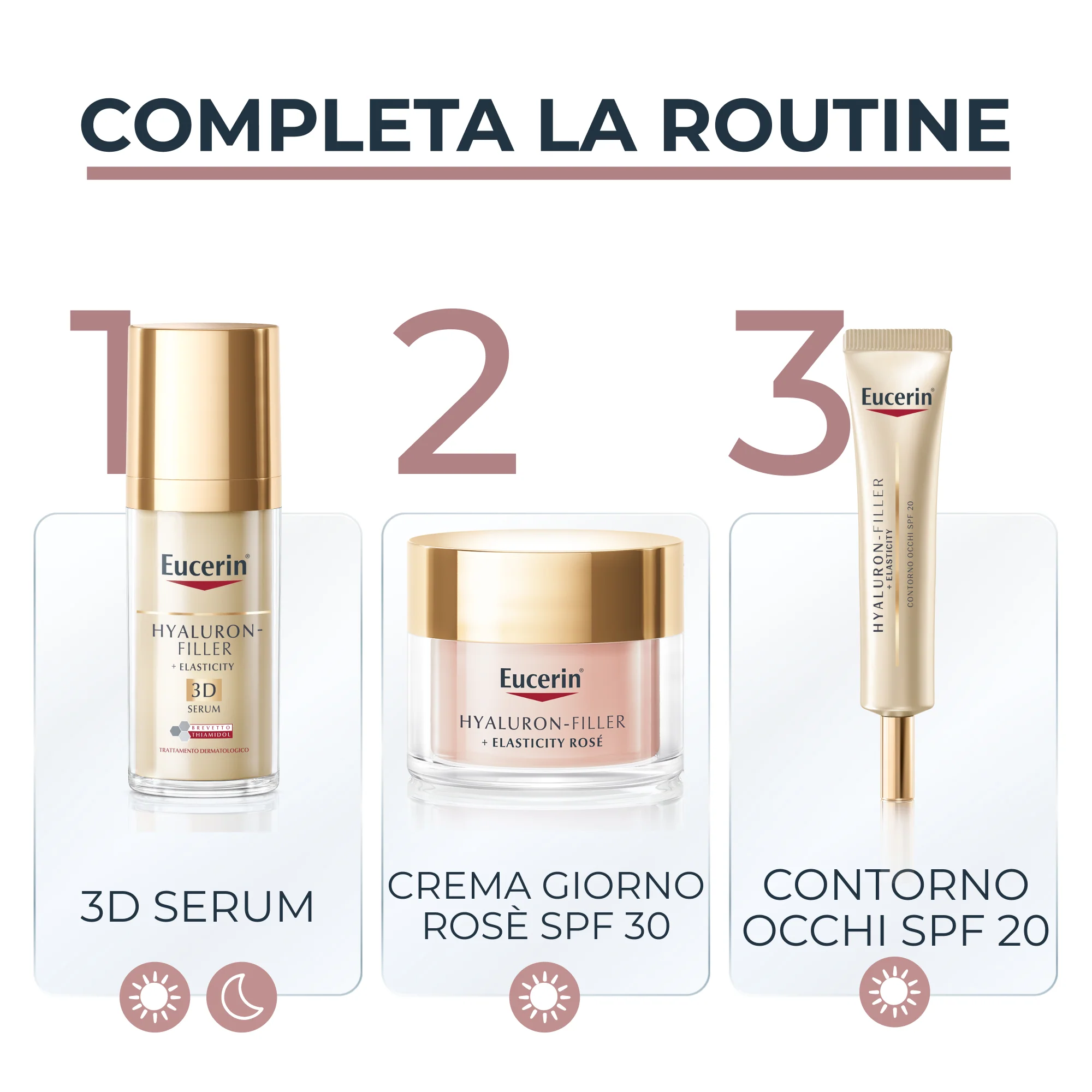 Hyaluron-Filler + Elasticity Hyaluron-Filler + Elasticity Crema Giorno Rosé SPF30 - Crema viso giorno antimacchie