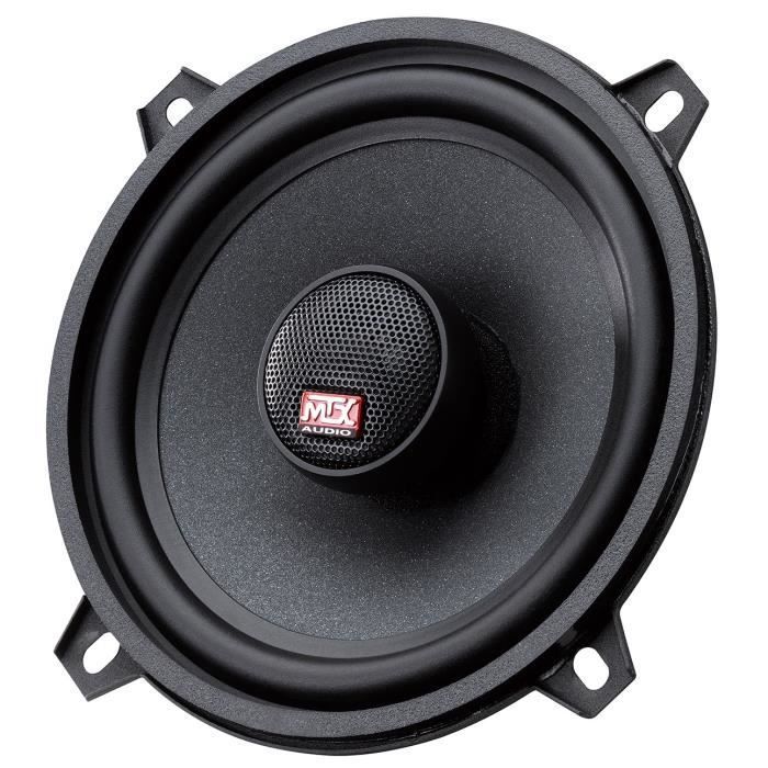 Altavoces coaxiales para coche MTX TX450C de 2 vías, 13 cm, 70 W RMS, con 4 conos de pulpa de celulosa.