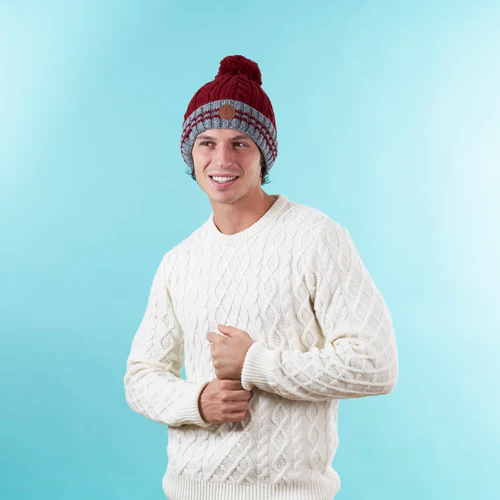 Cabaia Ginebra cremosa Burdeos y Borgoña Gris