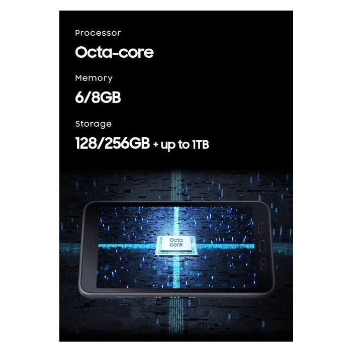 Tablette Android Samsung Galaxy Tab Active 5 5G Enterprise Edition WiFi, 5G, LTE/4G 128 GB vert 20.3 cm 8 pouces() 2.4