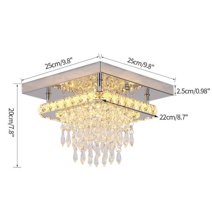 LED kristallen plafondlamp K9 kristallen entree lamp LED plafondlampen voor slaapkamer interieurverlichting kroonluchter