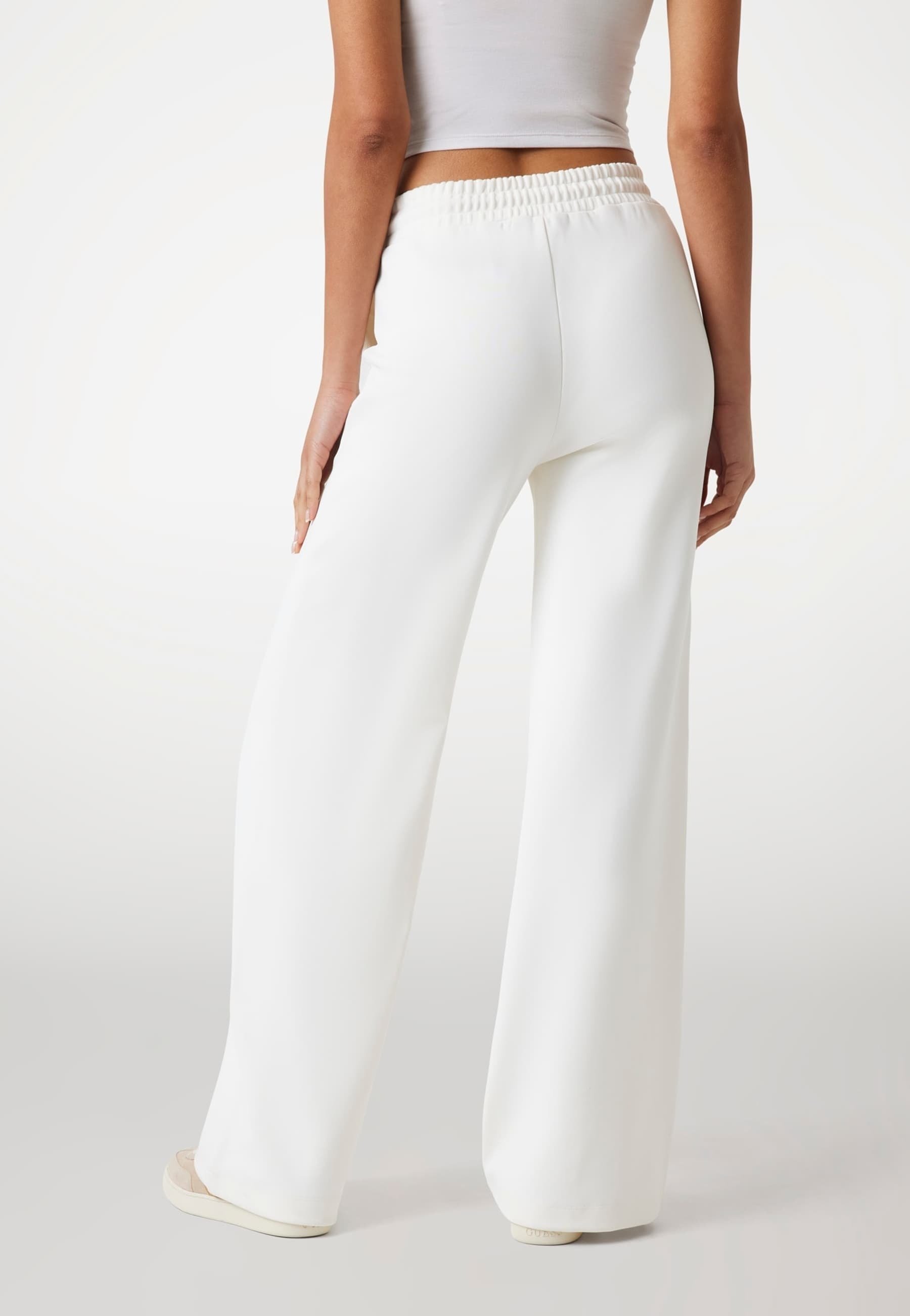 Guess WIDE - Bas de survêtement - blanc