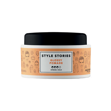 Alfaparf Milano Style Stories Glossy Pomade -hiusvoide intensiivisen kiillon antaville kampauksille 100 ml 100 ml