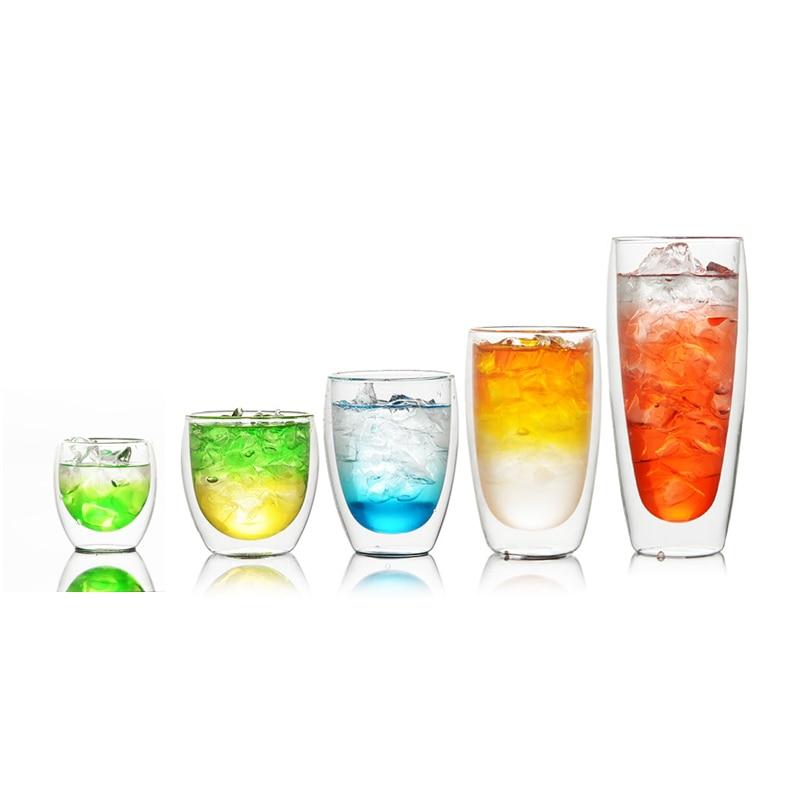 VERKAUF Doppelwandiger Glasbecher Dänemark Bodum Pavina Design Gilmore Girls Cocktail-Weinbecher Heiß- und Kaltgetränke Saft Kaffeebecher Swig