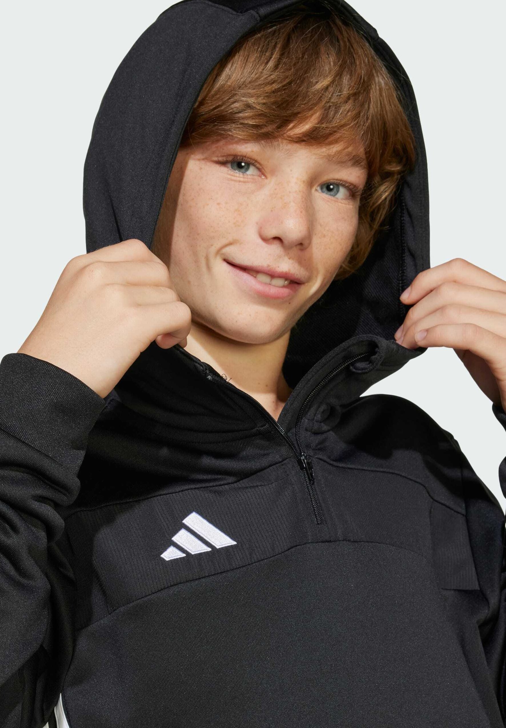 adidas Performance TIRO 25 ESSENTIALS KIDS - Hoodie - zwart wit