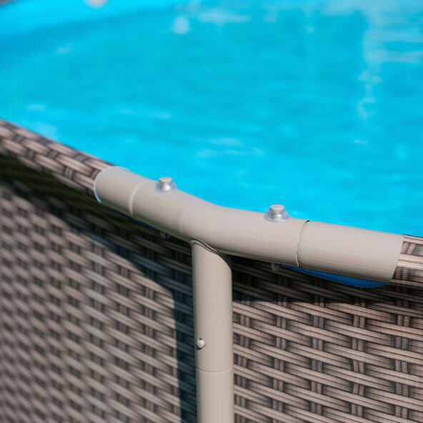 Elite Frame Pool, rottingmodell, Ø 457 cm