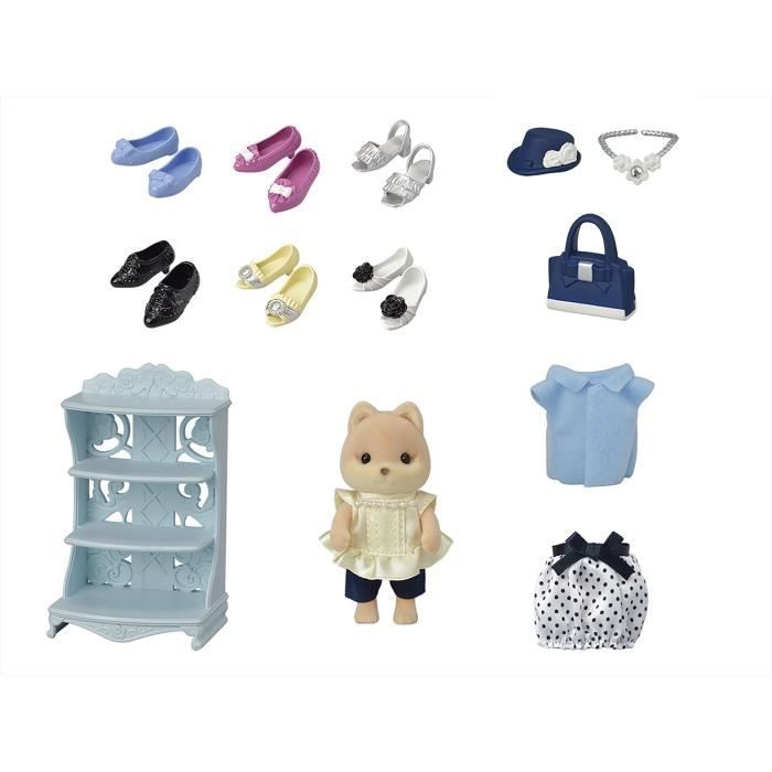 Miniaturfiguren – SYLVANIAN FAMILIES – Der Modekoffer und die große Schwester Caramel Dog