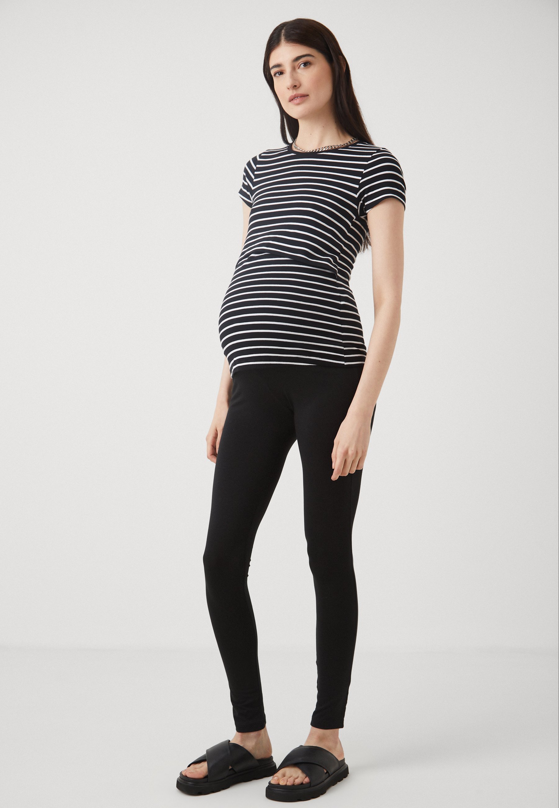 Ensemble de 2 leggings et pantalons Anna Field MAMA - Noir
