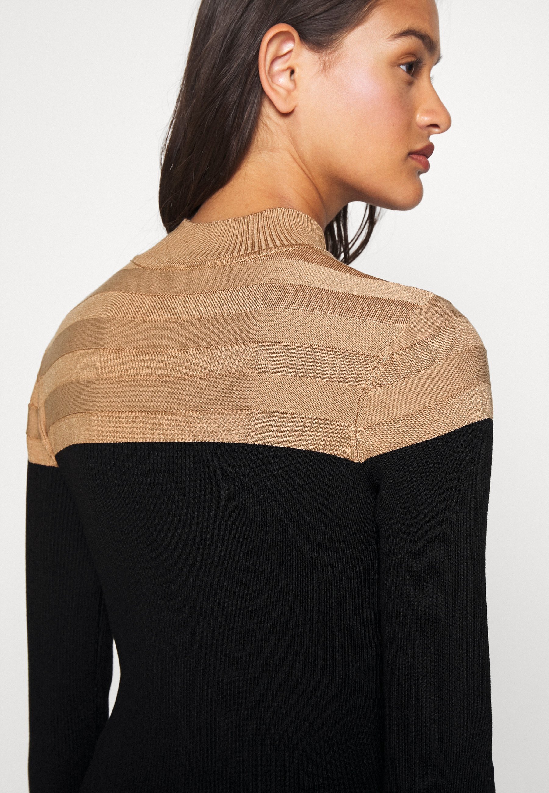 Morgan MICO - Pullover - Kamel/Noir