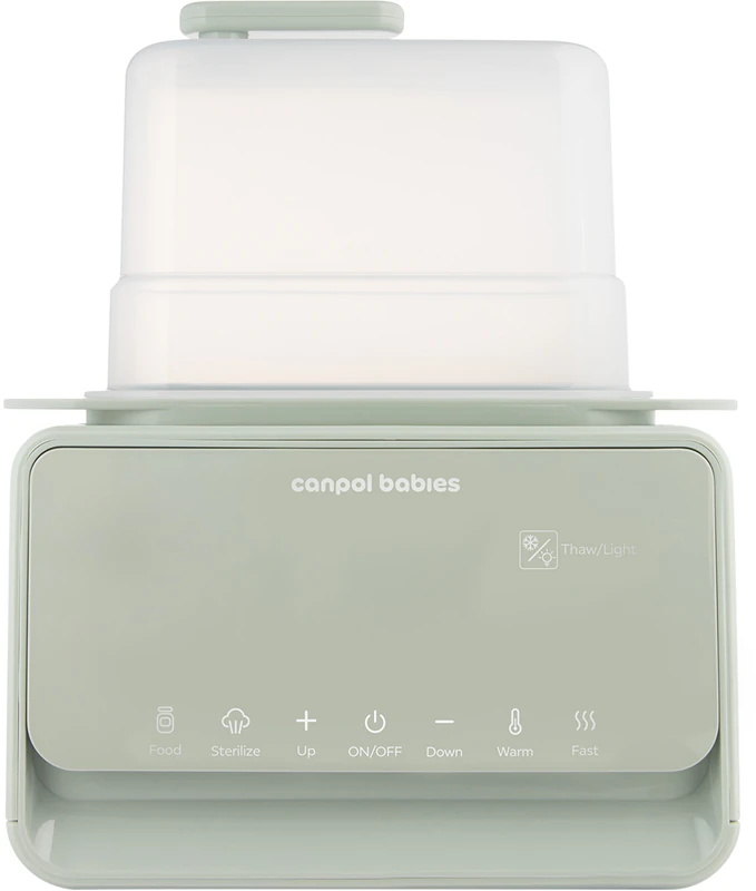 Aquecedor de mamadeiras multifuncional Canpol babies Express Care 7v1