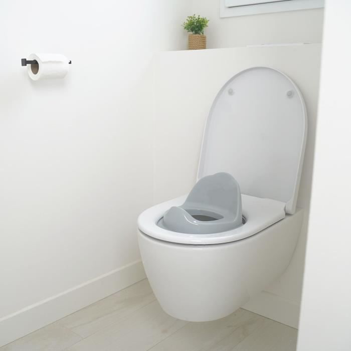 THERMOBABY LUXUS-WC-DECKEL Charm Grau
