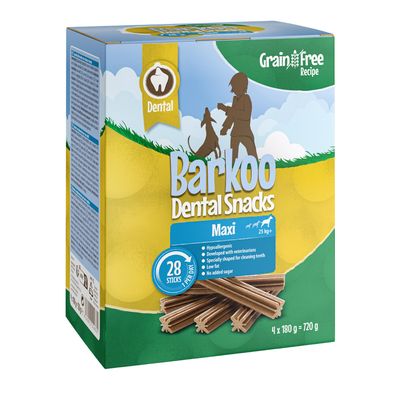 Výhodné balení Barkoo Dental Snacks bez obilovin