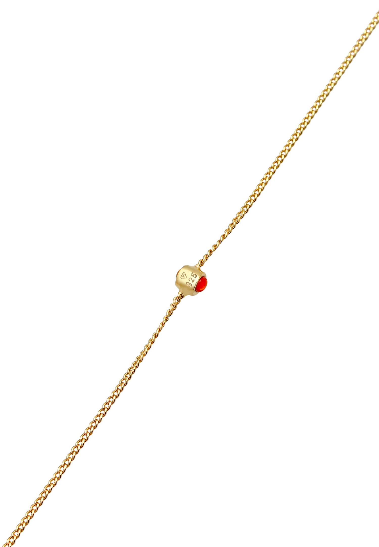 Elli Tour de cou pour dames Filigrane Trend avec Opale synthétique en argent sterling 925