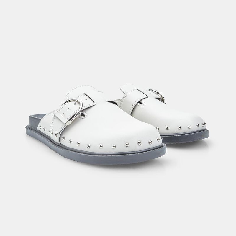 Bata Red Label damskie mokasyny z klamrą i ćwiekami