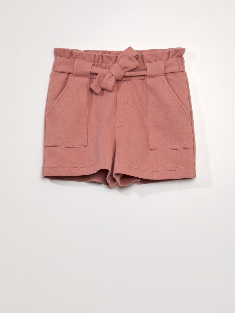 Fleece shorts - ROZE