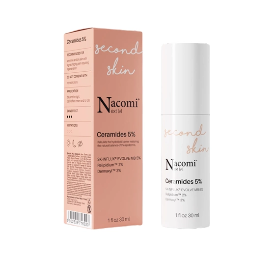 Nacomi Next Level Second Skin Ceramides 5% serum do twarzy 30 ml