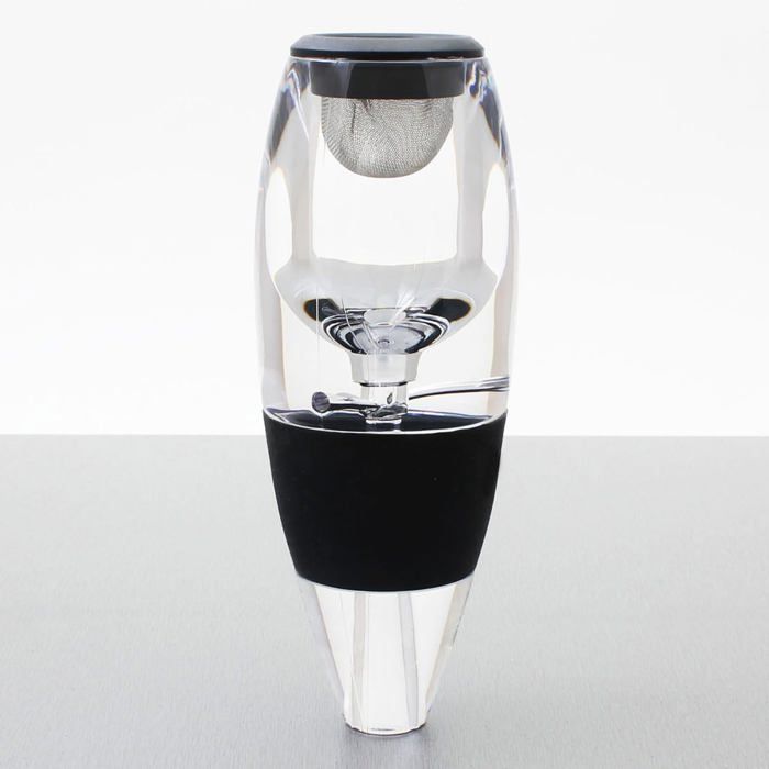 Magic Decanter Deluxe Wijnbeluchter met standaard, luxe wijnkaraf, karaf, wijnschenker (standaard)
