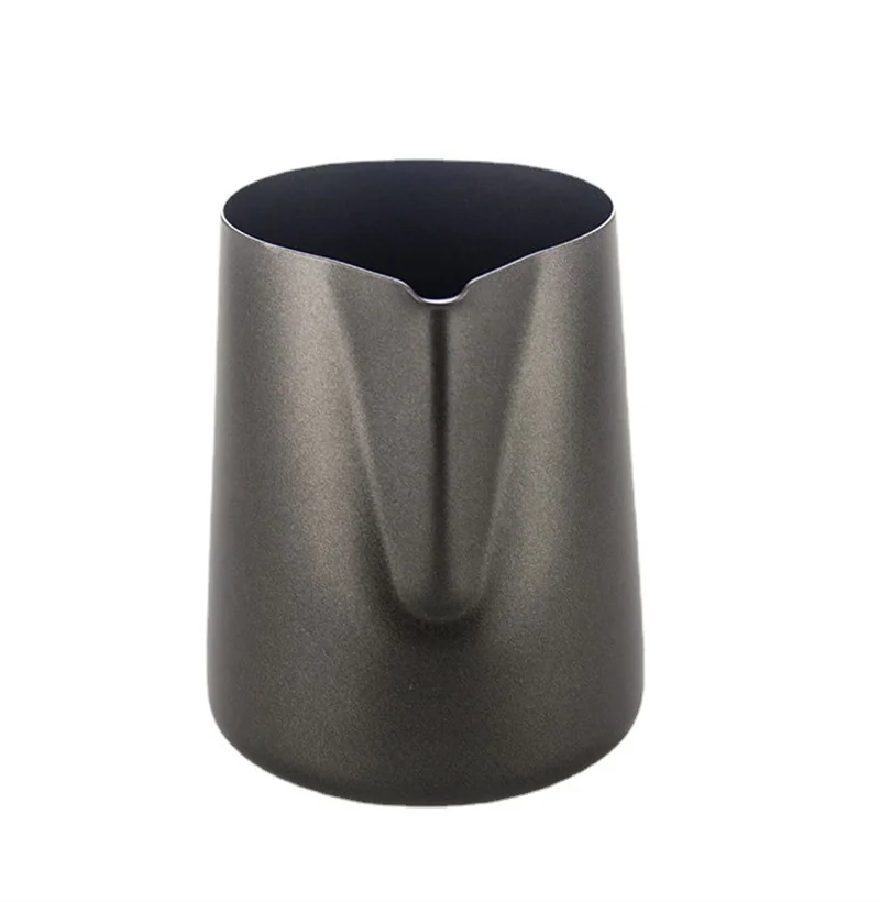Pichet à mousser le lait et le café en acier inoxydable 304 avec graduation, pour latte, la préparation de café vapeur et autres boissons. Accessoires de cuisine et de café.