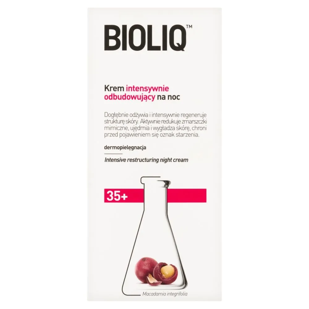 Bioliq 35+ Krem intensywnie odbudowujący na noc