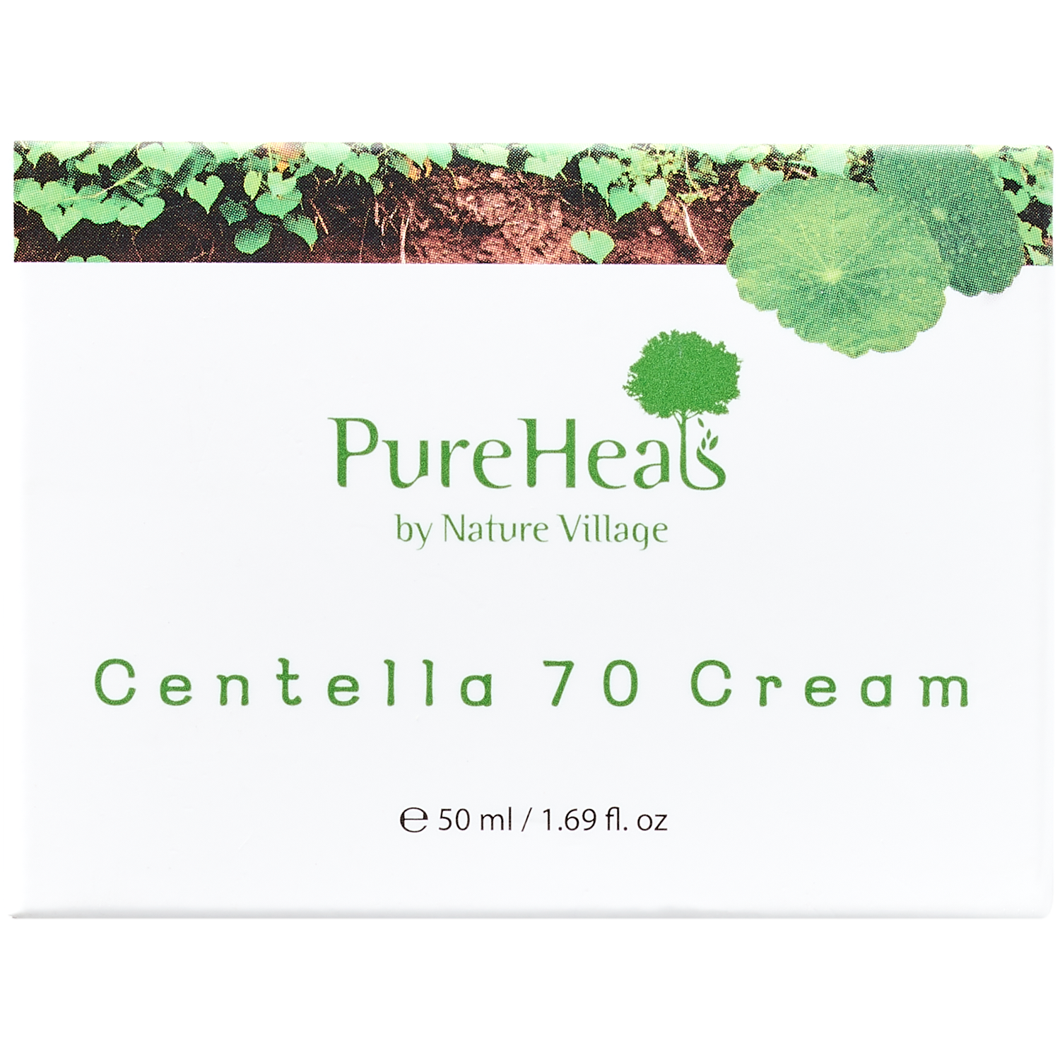 Pureheals łagodzący krem do twarzy z wąkrotą azjatycką 70% 50ml Centella 70