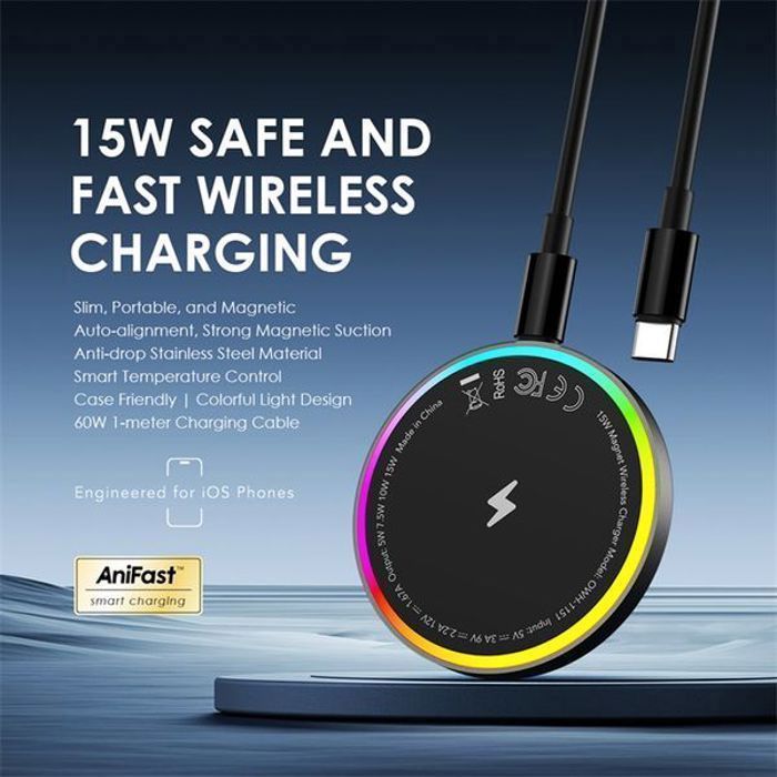Oraimo PowerDock 15W Wireless Magnetic Charging Station: Convenience and Performance
