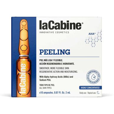 laCabine Peeling AHA -solujen uudistumista edistävät kuorinta-ampullit 10 x 2 ml 10 x 2 ml