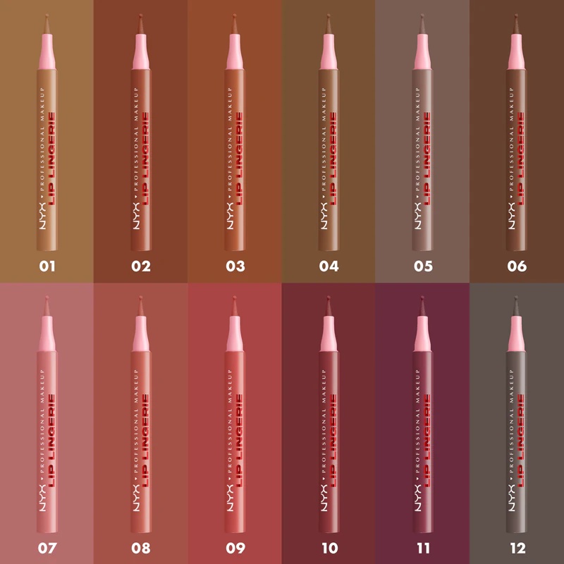 NYX Professional Makeup Lip Lingerie lūpu kontūrzīmulis ilgstošai iedarbībai