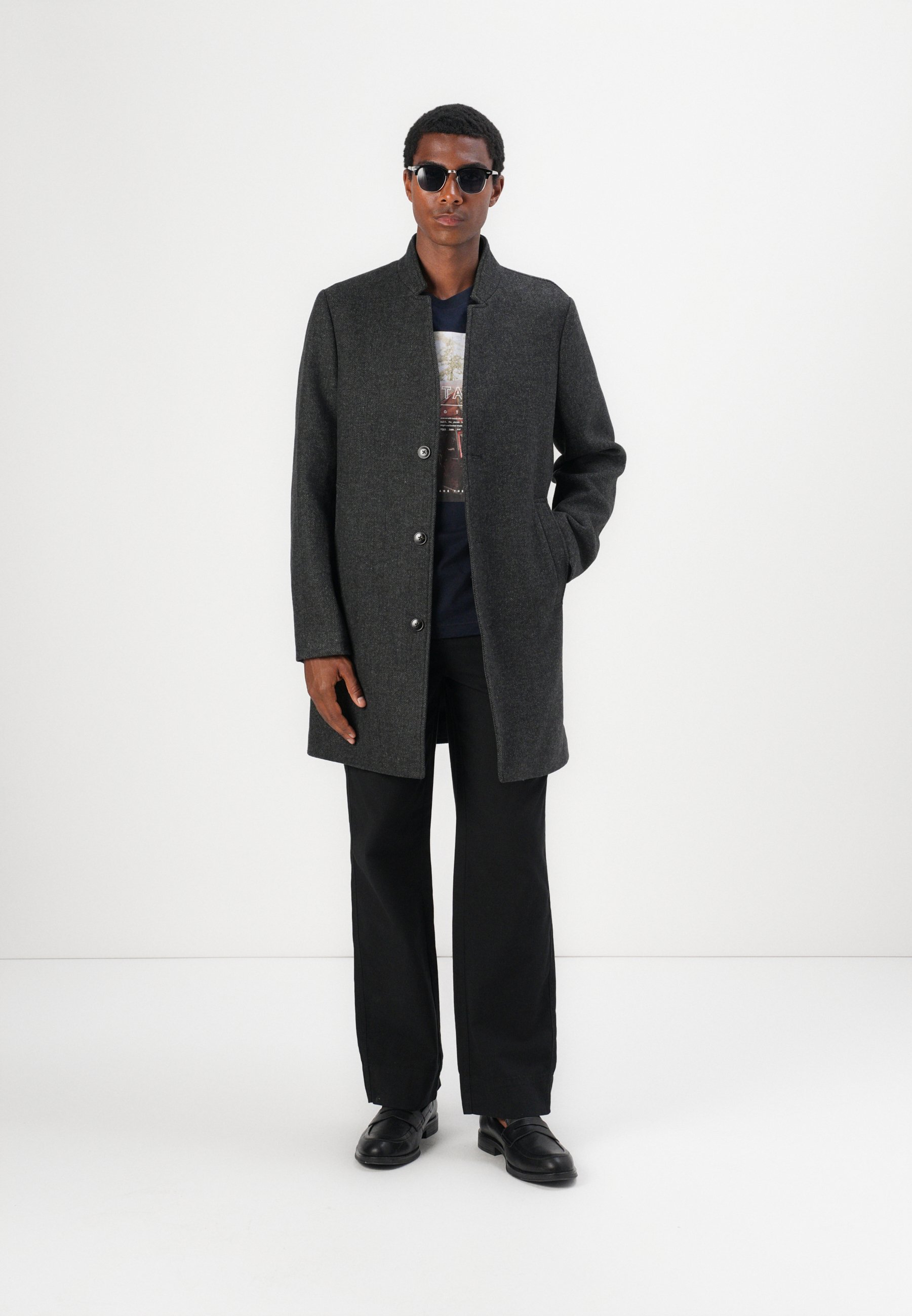 TOM TAILOR DENIM korte jas - grijs