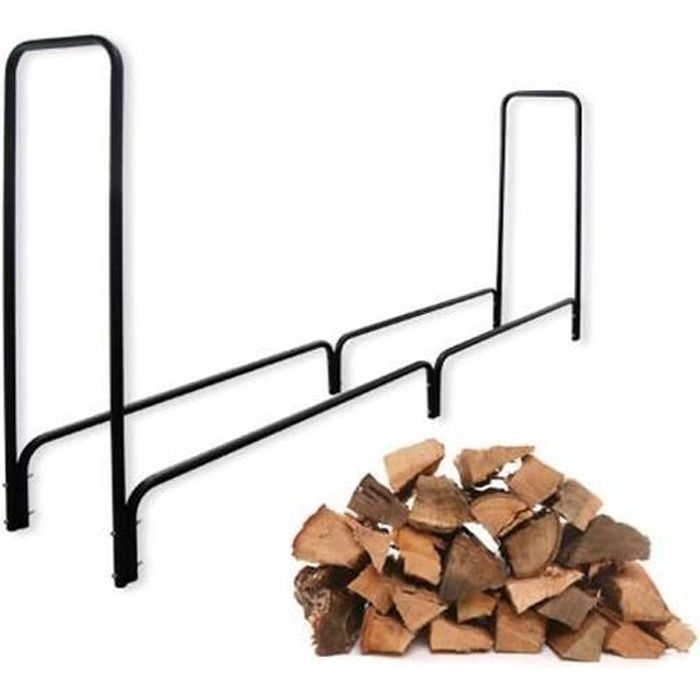 Range-bûches - Bc-elec - HMFR-06 - Acier galvanisé - 240x36x120cm - Capacité 300kg