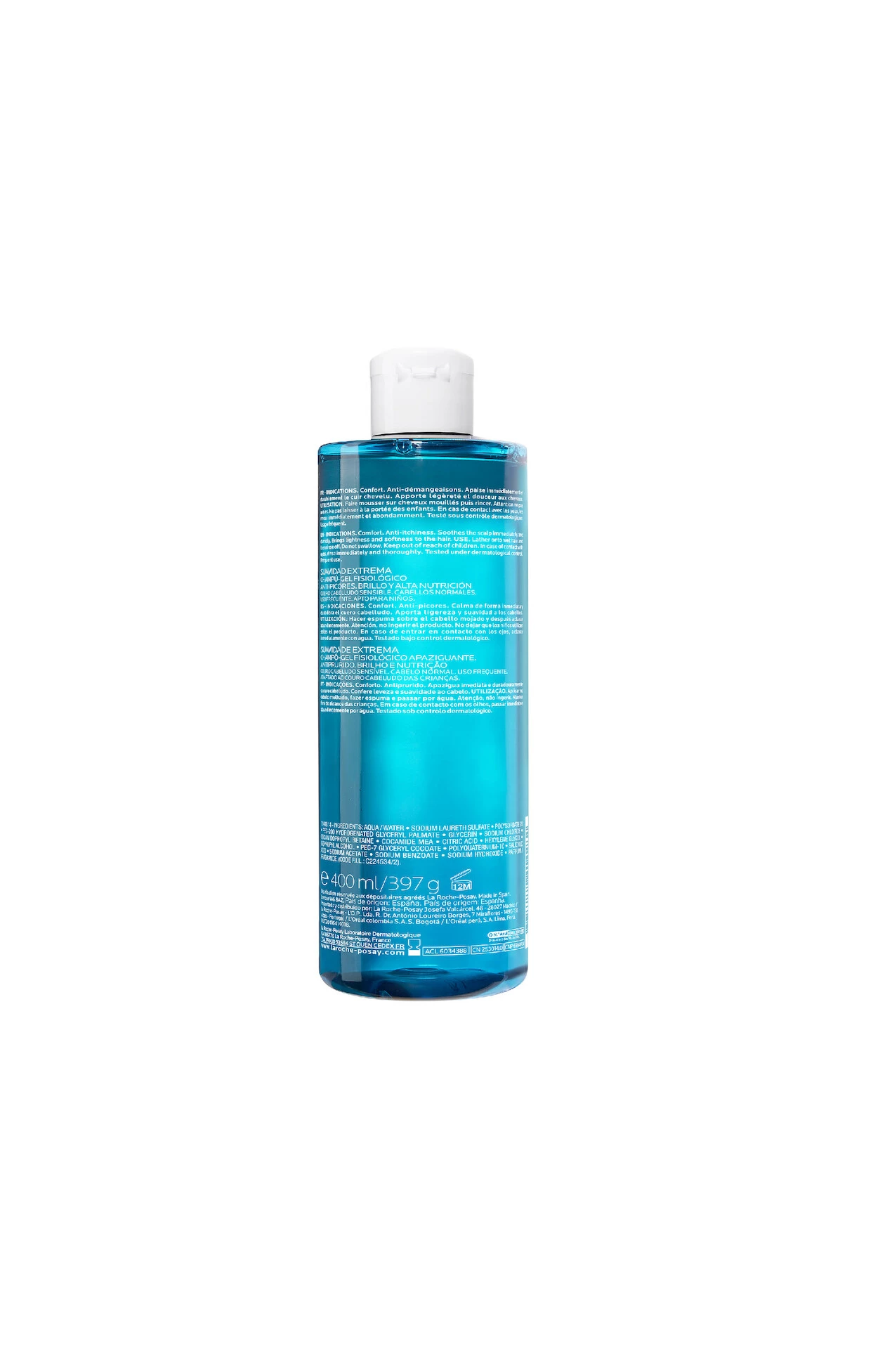 Șampon Kerium Extra Delicat cu Gel 400 ml - La Roche-Posay